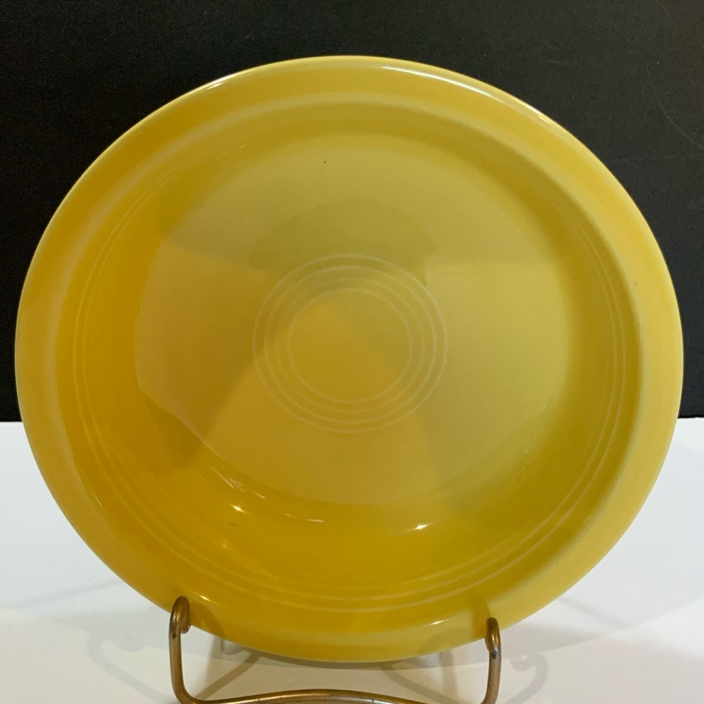 Fiesta Soup Bowl Sunflower Yellow 7" Diameter Homer Laughlin #763
